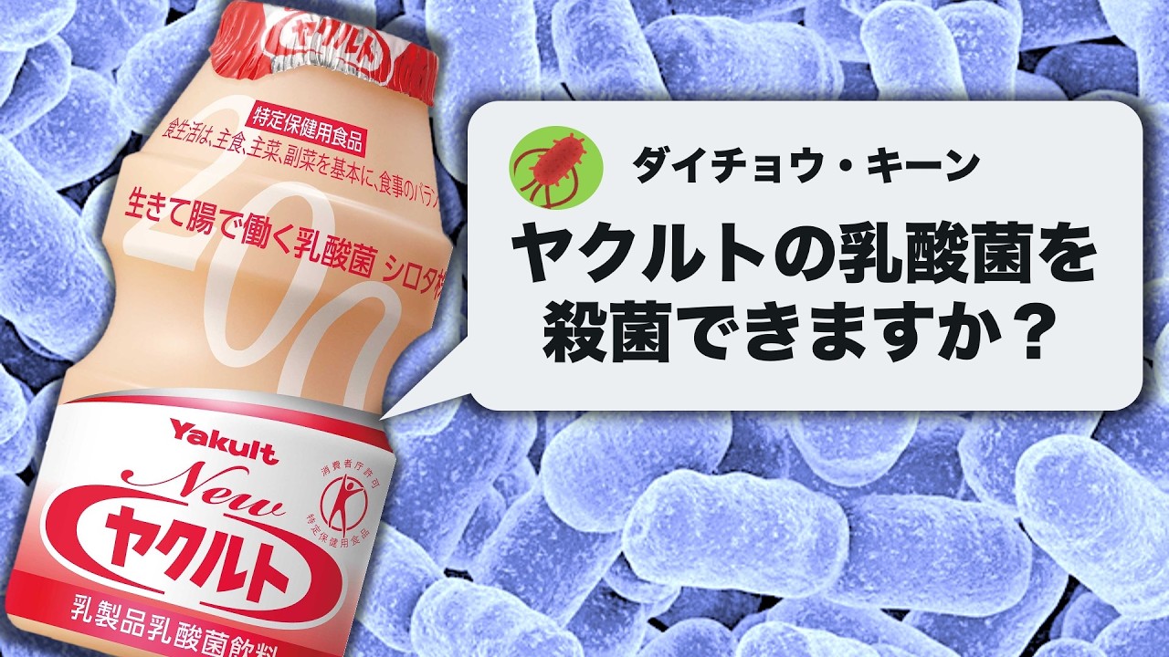 ヤクルトの生きた乳酸菌を殺菌してみた / 無菌の乳酸菌飲料が飲みたい！
