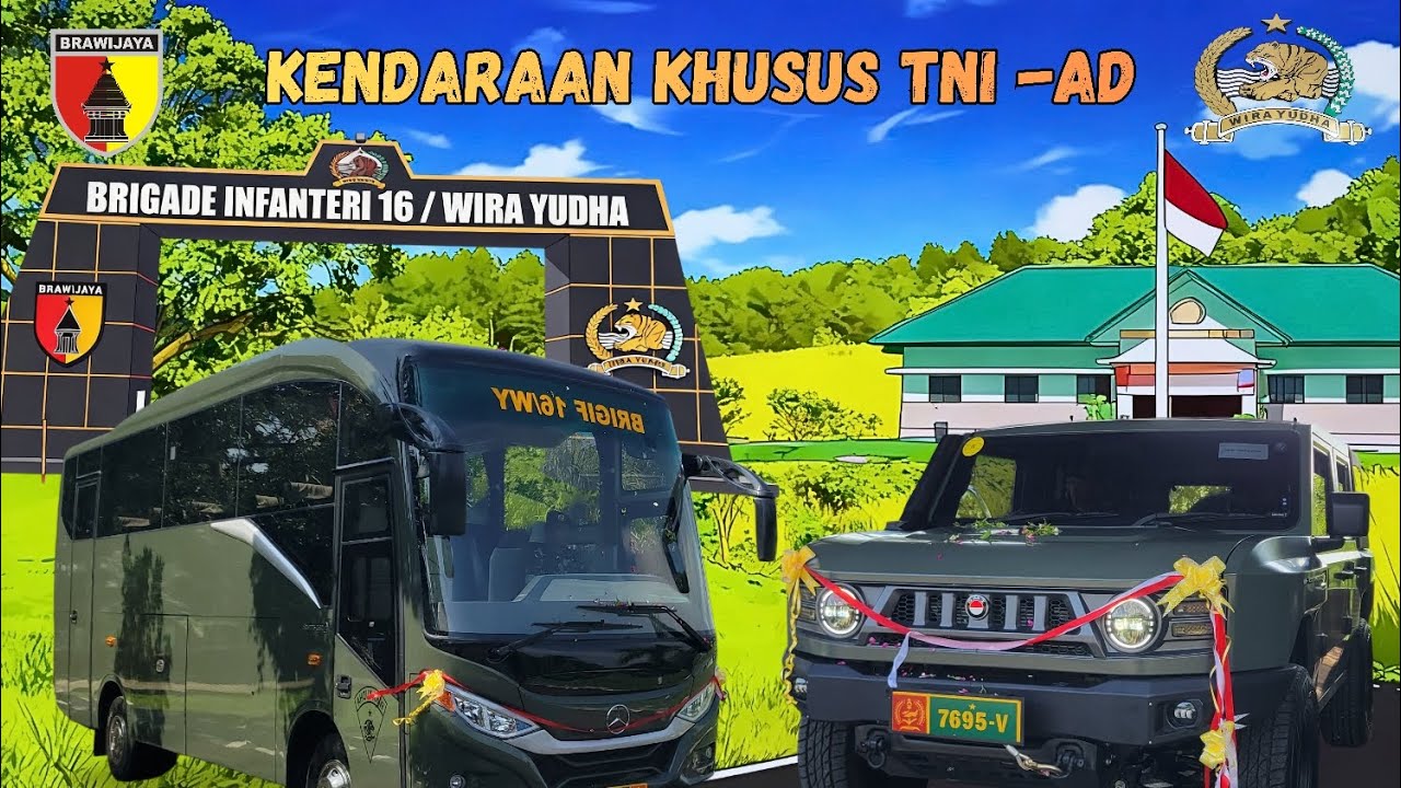 KENDARAAN DINAS KHUSUS MAUNG KOMANDO @TNIAngkatanDarat @kodamvbrawijaya
