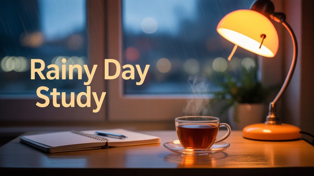 Cozy Rainy Day Study | Anime Vibes & Relaxing Soundscapes