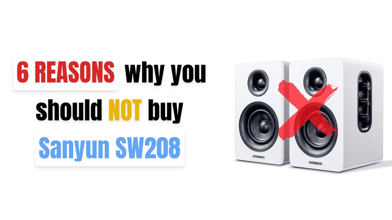 НЕ ПОКУПАЙТЕ Sanyun SW208, ПОКА НЕ ПОСМОТРИТЕ ЭТО ВИДЕО! 😱🔊