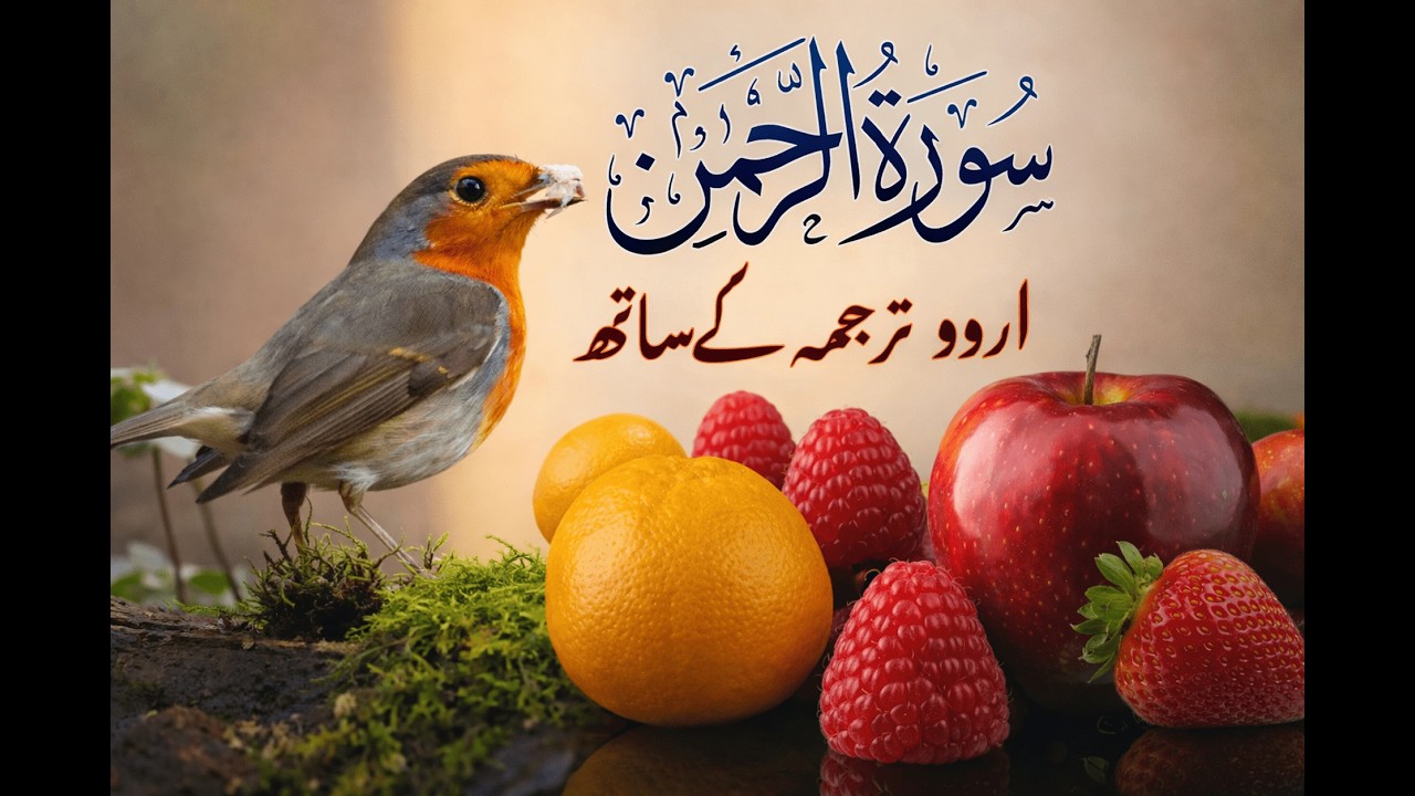 Surah Rahman Full With Urdu Translation | Complete Tilawat | سوره الرحمن اردو ترجمہ کے ساتھ #quran