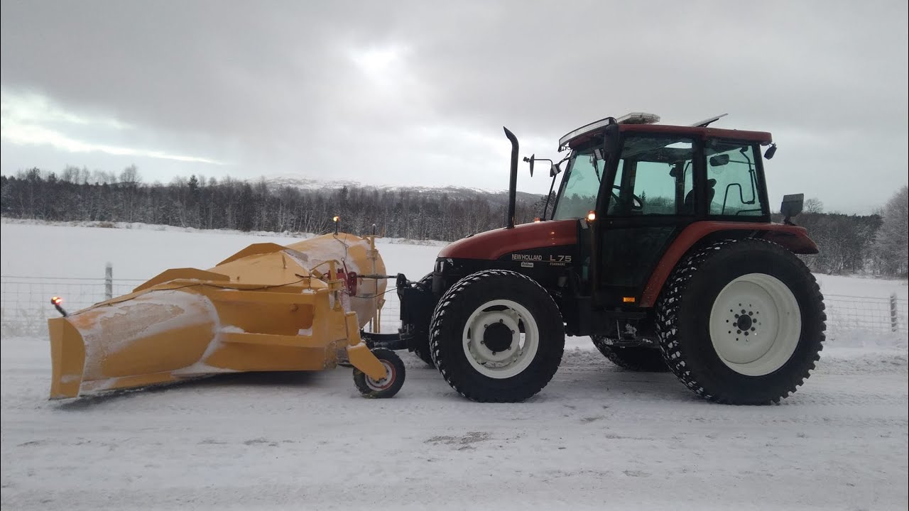 New Holland l75 snowplow
