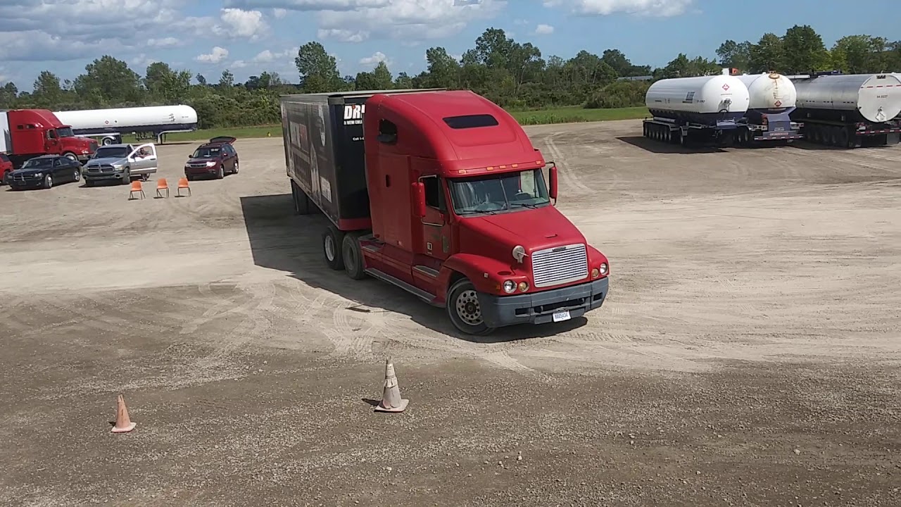 how to perform an offset and a 90 backing maneuver