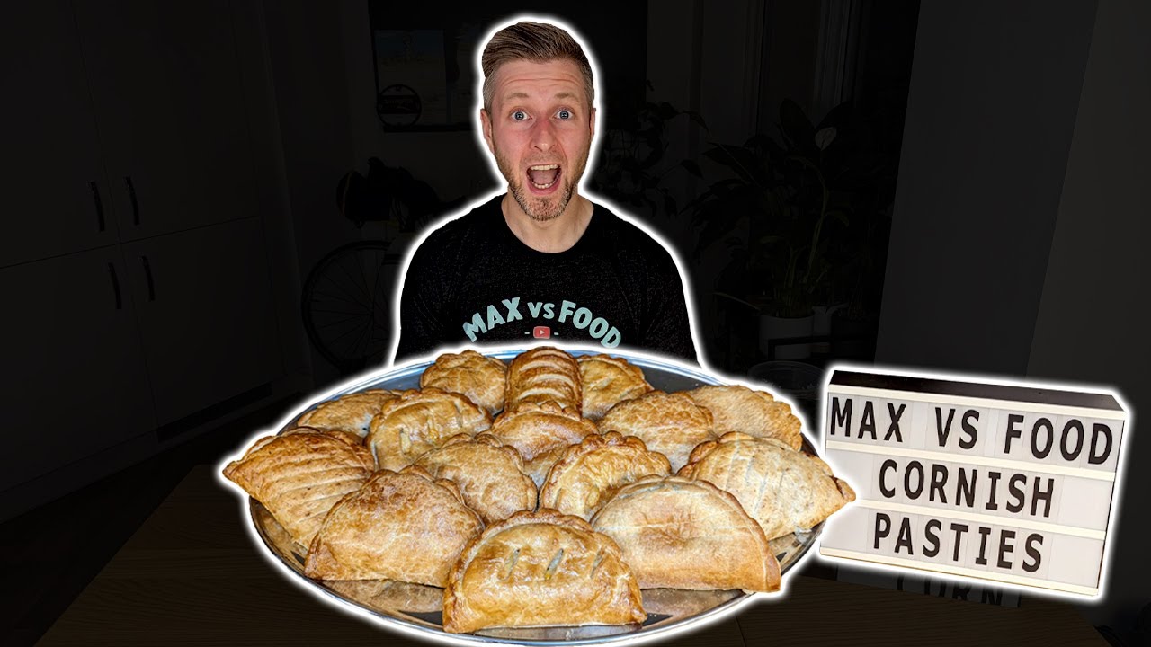 7,000 CALORIE CORNISH PASTYS & PASTYS - BAKED PASTRIES FOOD CHALLENGE!