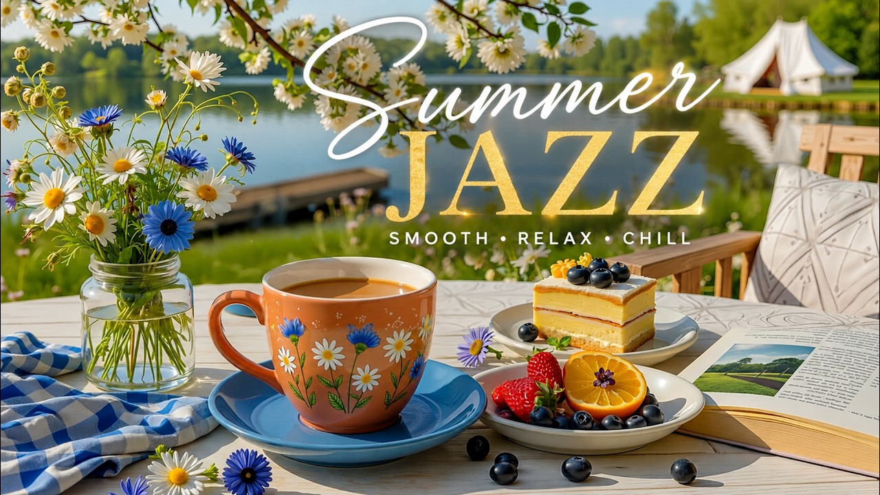 Smooth Summer Jazz ☕ Happy May Morning Coffee Jazz with Relaxing Bossa Nova for Upbeat Moods