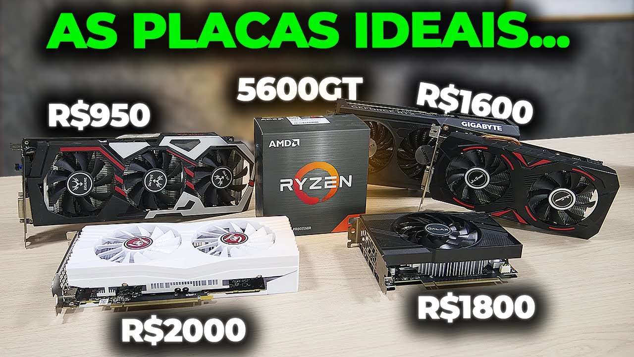 RYZEN 5600GT: 7 PLACAS DE VÍDEO QUE RECOMENDO PARA FAZER UPGRADE! (RODAM TUDO)