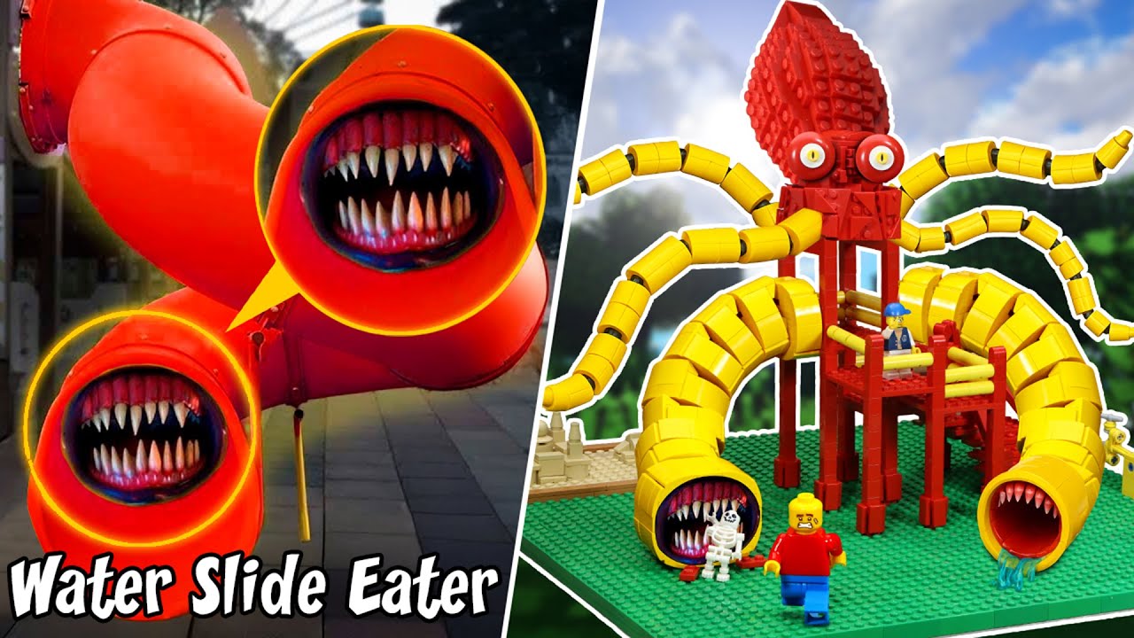 Застрял в Кракене, Водная горка, Плотоядный - Lego Water Park Eater Endless