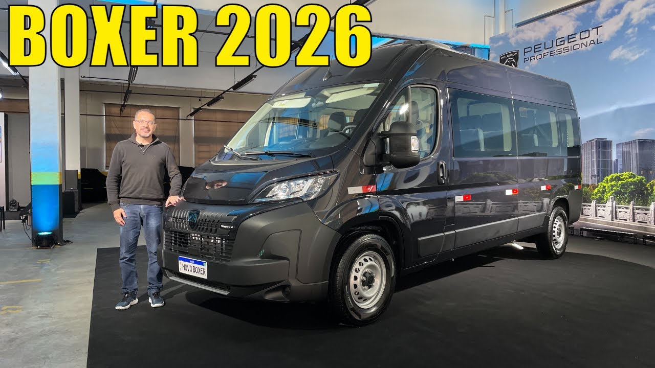Peugeot Boxer 2026 - O que mudou, preços e versões