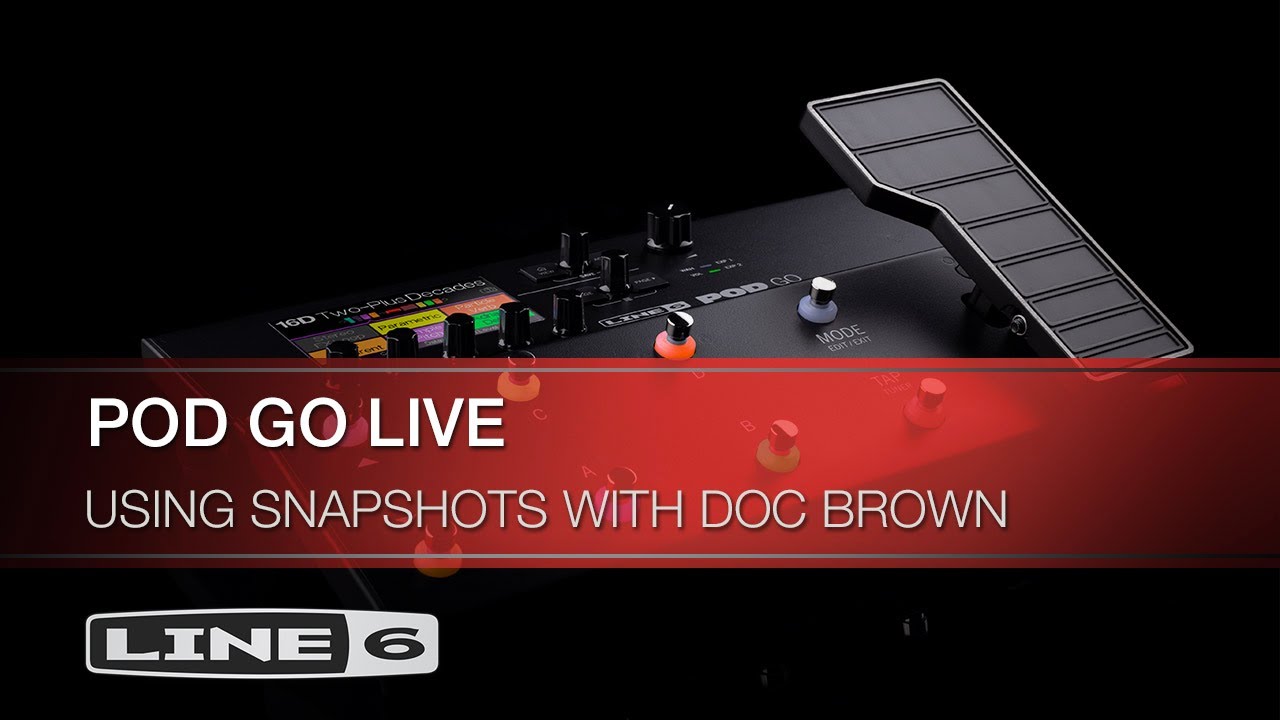 Line 6 | POD Go Live | Использование снимков с Доком Брауном