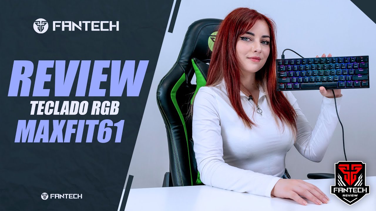 Review Teclado mecánico 60% MK857 MAXFIT61 RGB Switch intercambiables Fantech en español - Unboxing