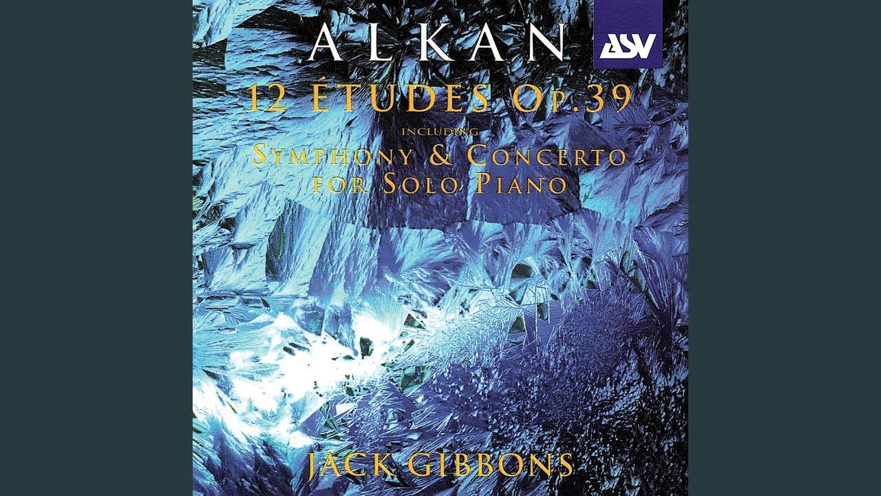 Alkan: Douze Etudes dans les Tons Mineurs, Op. 39: 2. En rythme molossique