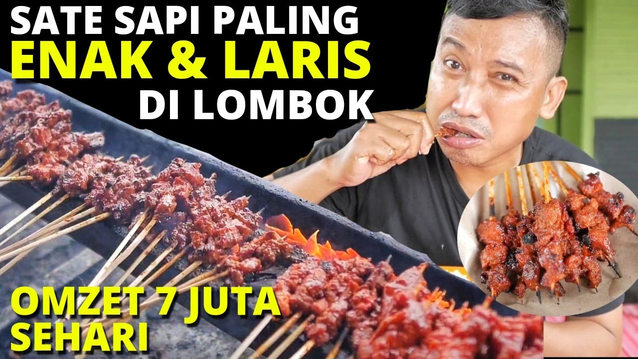 SATE REMBIGA - SATE SAPI PALING ENAK & LARIS DI LOMBOK