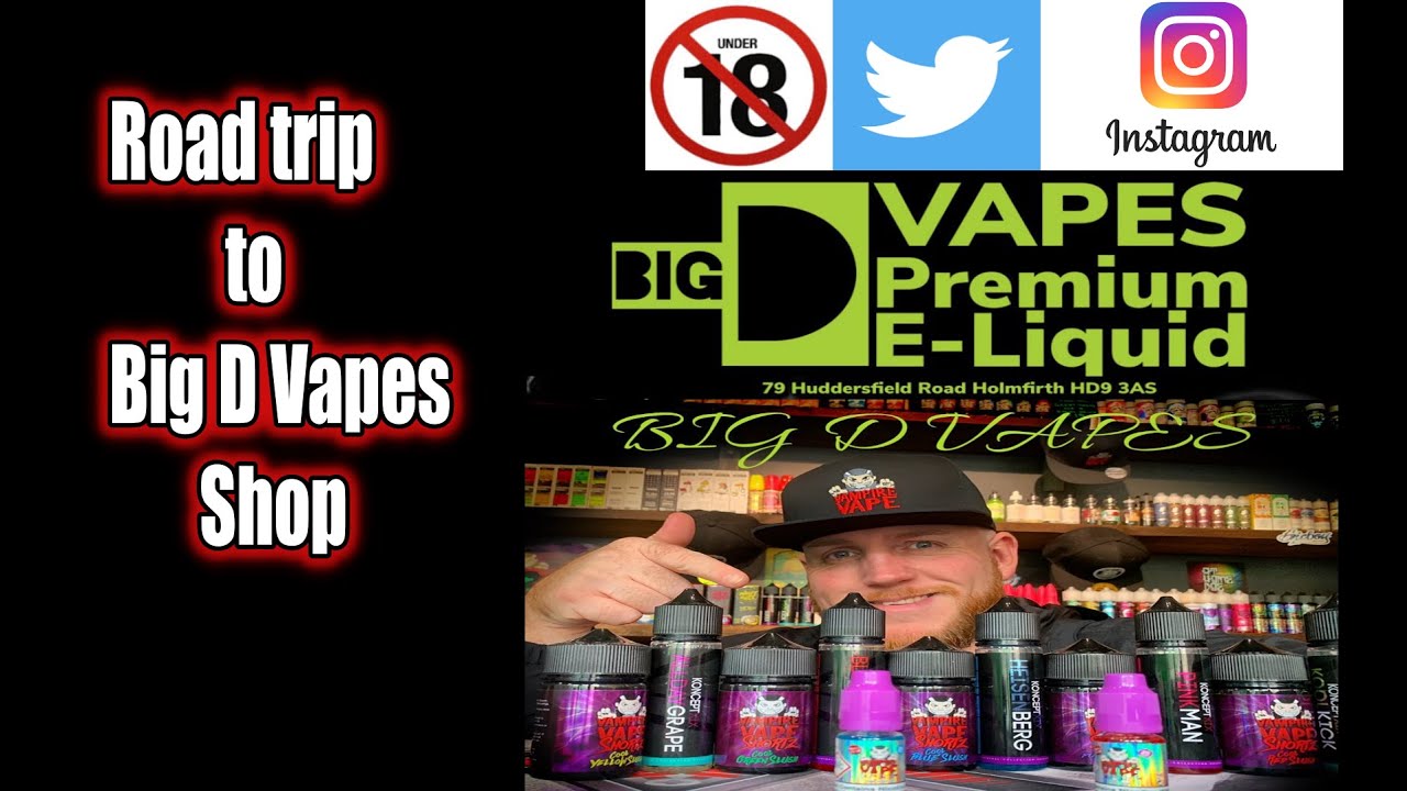 Vlog of my road trip to Big D Vapes Shop