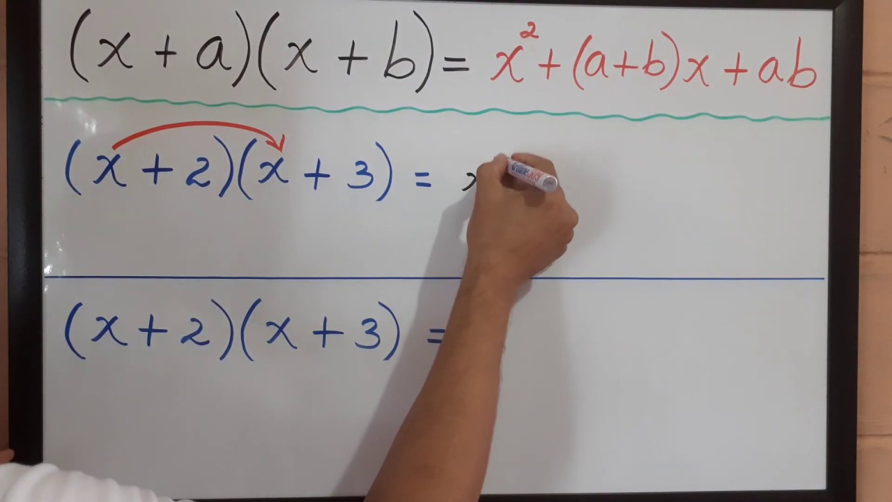 Producto de dos binomios de la forma (x+a)(x+b) Ej.1