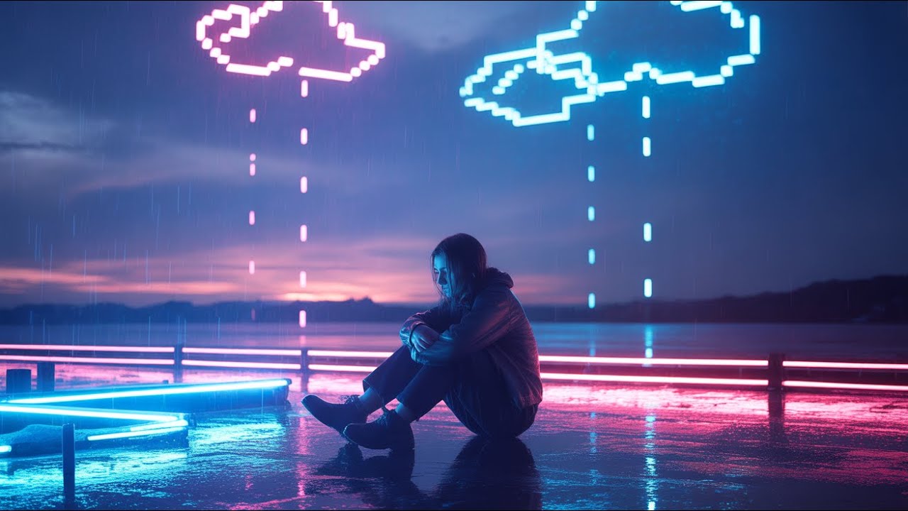 Crying in the Cloud 💔 | Emotional Cyber Love Song | MelodyVerse AI Original