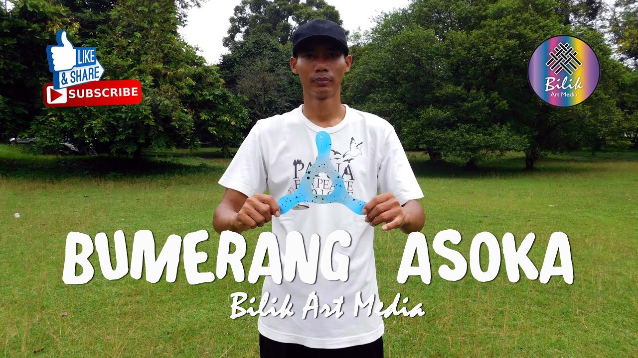 BUMERANG ASOKA BILIK ART MEDIA | MAINAN ANAK EDUKATIF TRADISIONAL SPORT FUN | WA: 089637966451