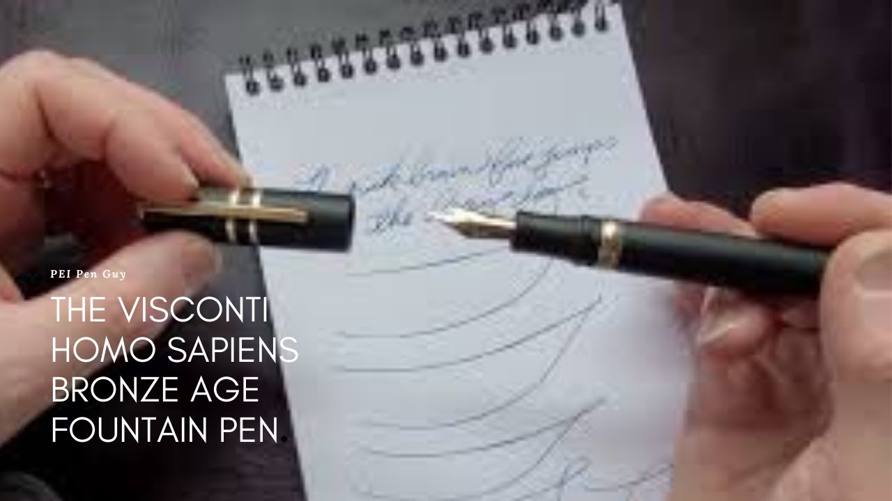The Visconti Homo Sapiens Bronze Age fountain pen.