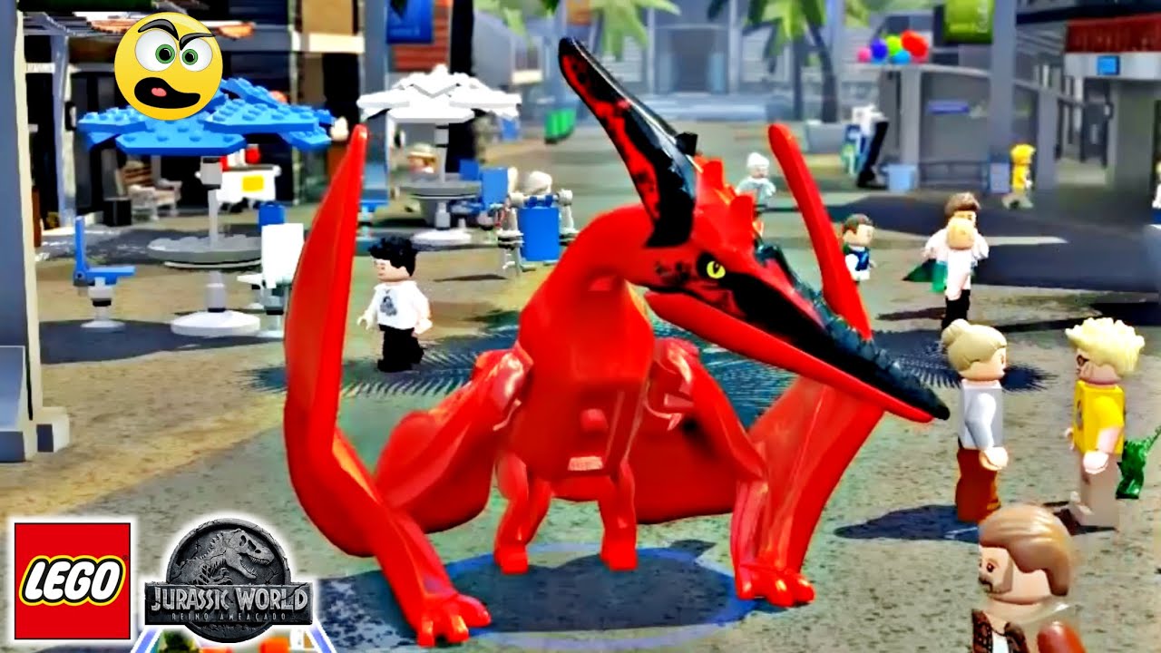 LEGO Jurassic World - O PTERONODONTE FUGIU DO AVIÁRIO
