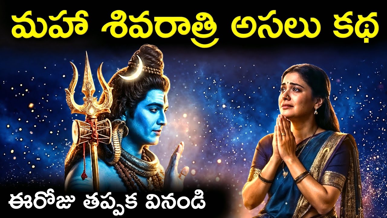 మహా శివరాత్రి కథ | Maha Shivaratri Story in Telugu | Maha Shivaratri Vratha Katha in Telugu
