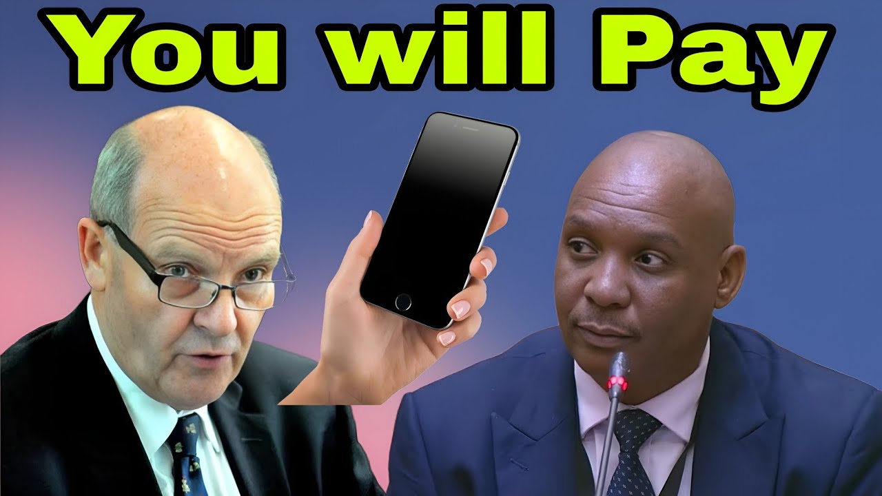 Paul O&rsquo;Sullivan sends Cedrick Nkabinde Threatening message Live during Parliament.