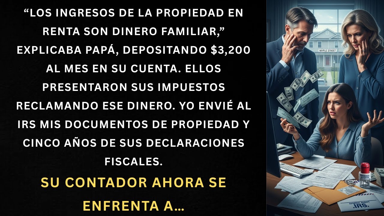 Mi familia reclamó mis ingresos de renta como si fueran suyos — hasta que llegó la carta de audito