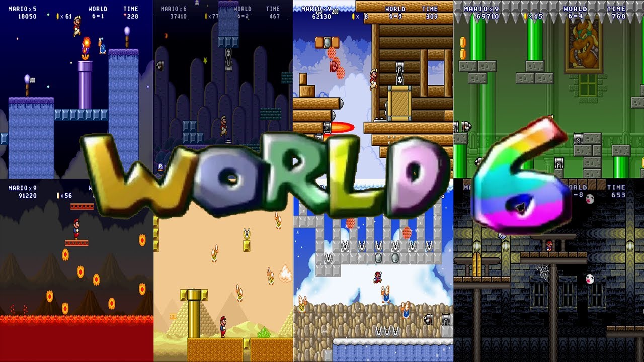 Mario Forever Rainbow Land v2.0 - World 6
