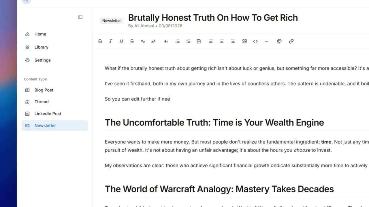 how to convert youtube videos into blogs, newsletter and linkedin post..