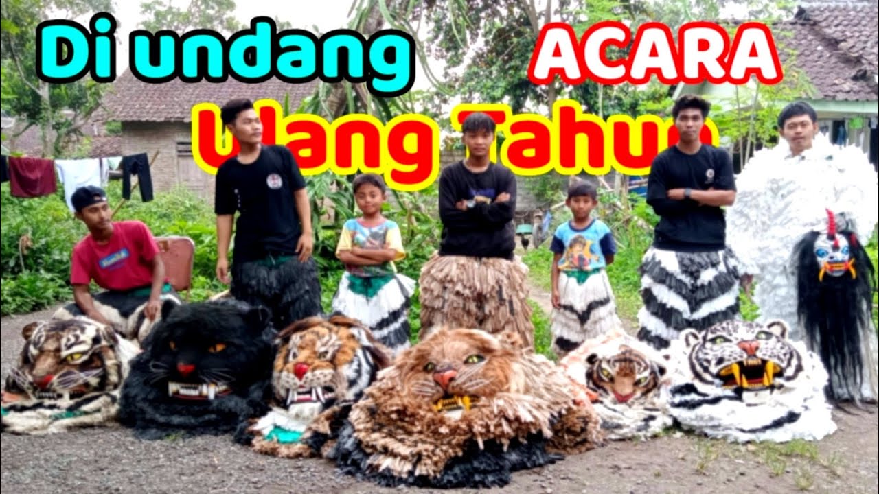 Can macanan singo Raung cilik di undang acara ulang tahun