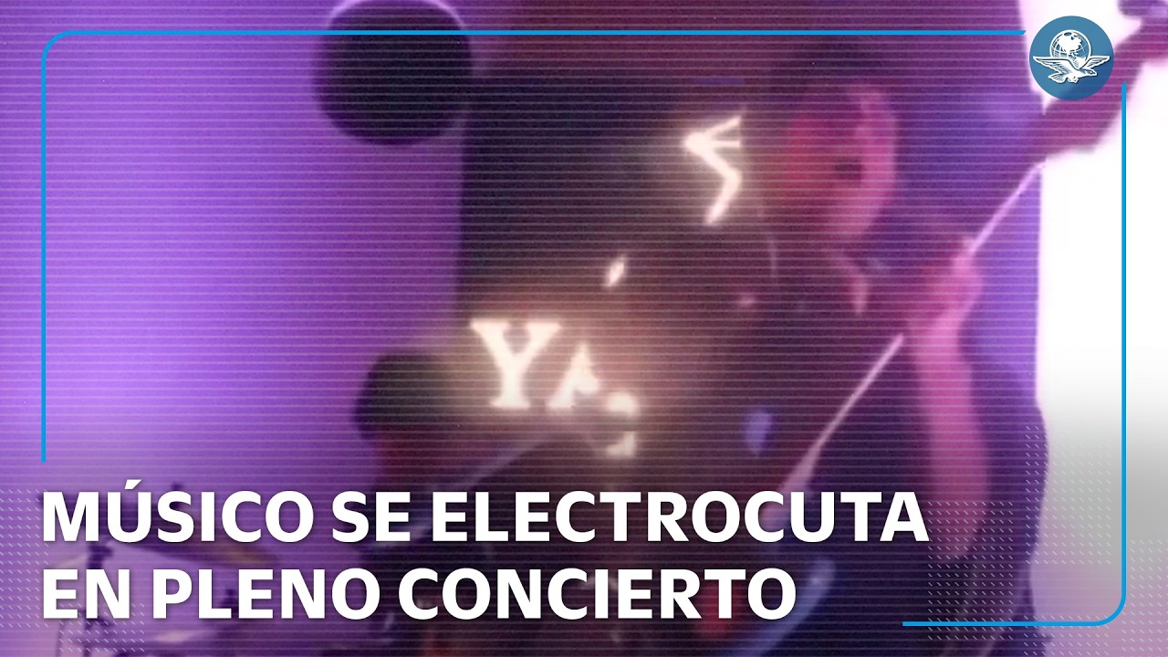 Una verdadera descarga de rock; m&uacute;sico se electrocuta durante concierto