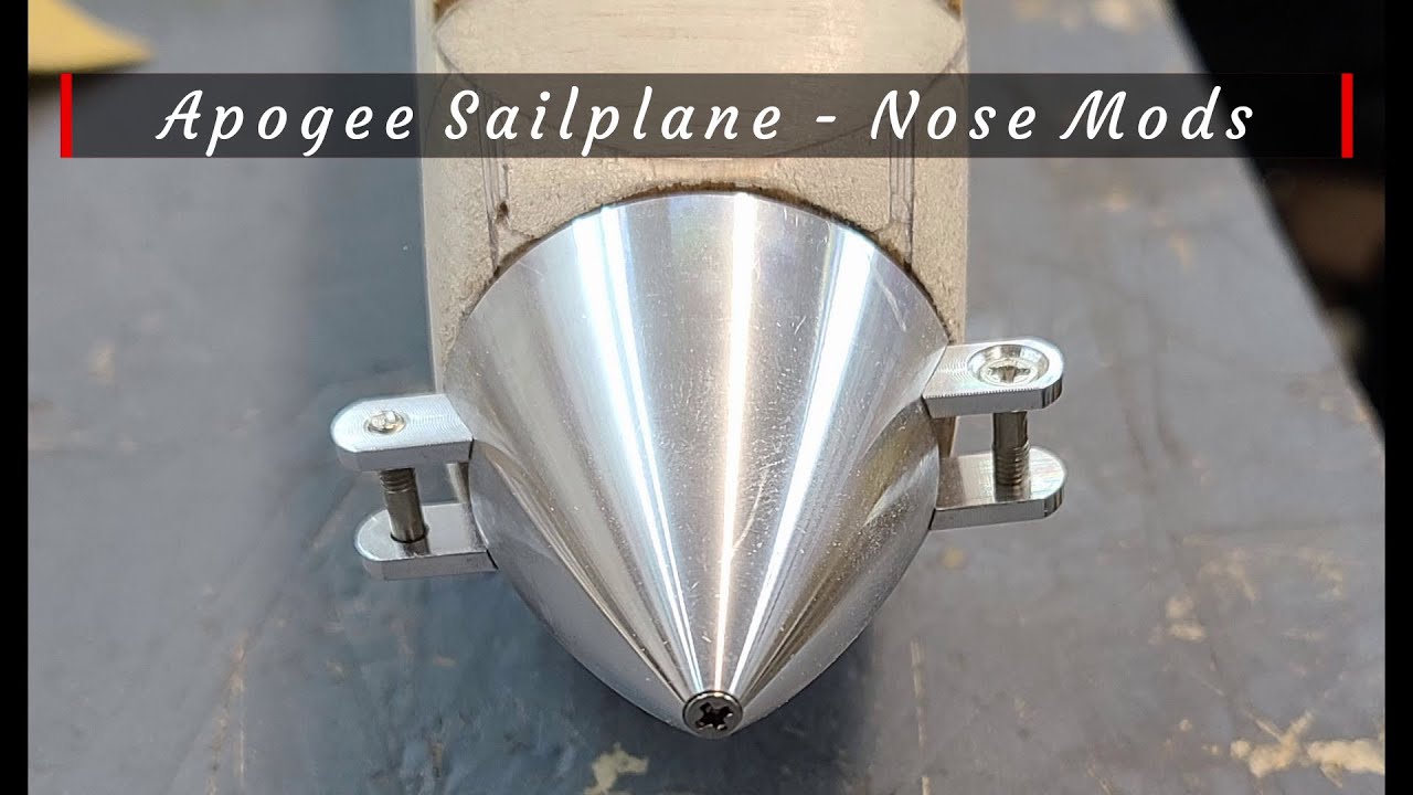 Dynaflite Apogee Sailplane - Episode 2 - Moving the Firewall and Reforming the Nose