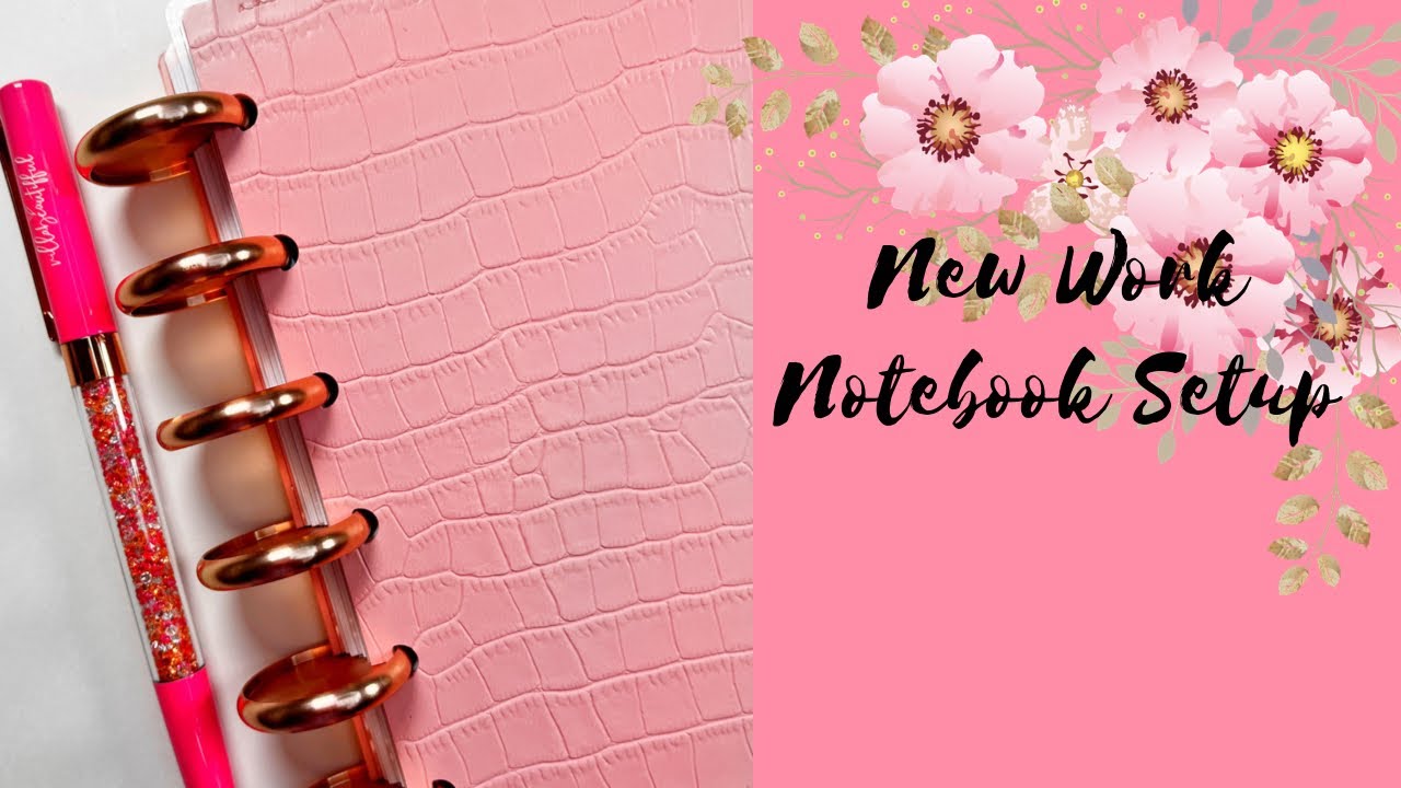 New Job! New Planner! | Work Notebook Setup!