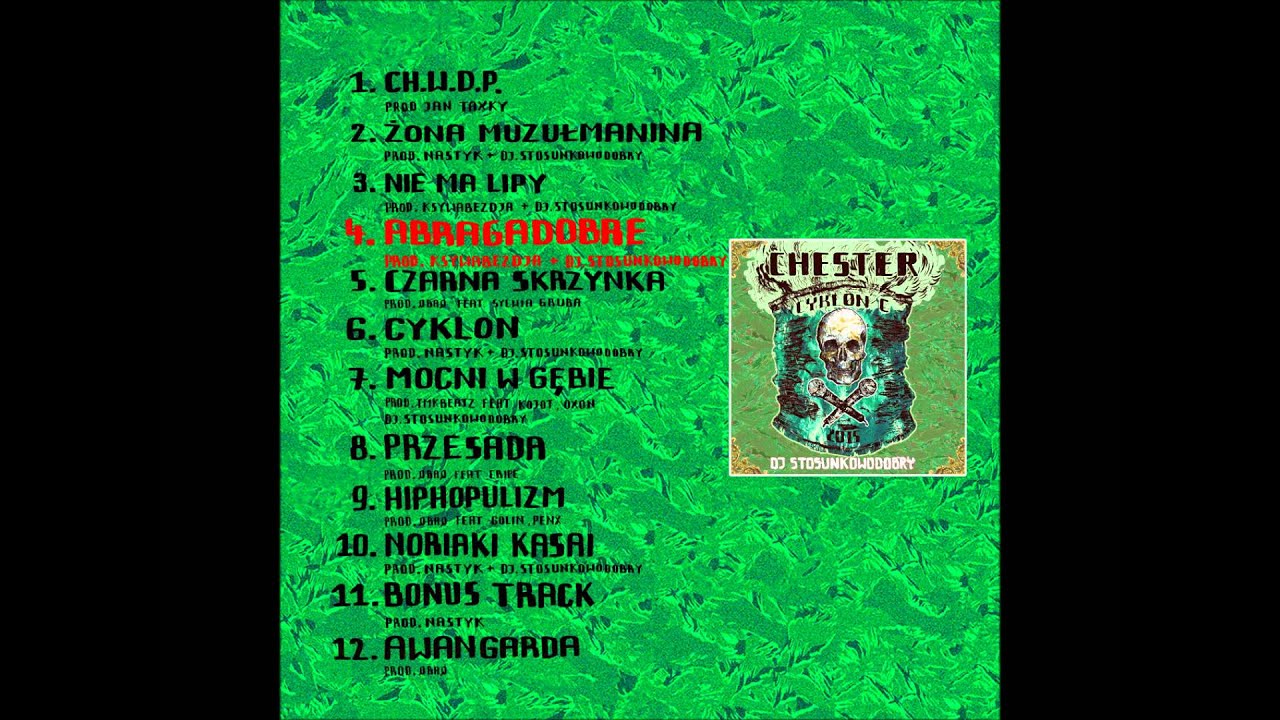 CHESTER- ABRAGADOBRE (prod. Ksywabezdja, Dj Stosunkowodobry)
