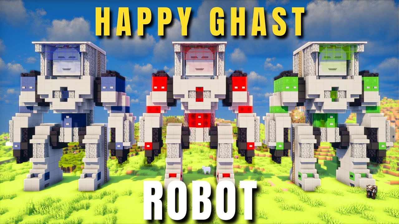 Minecraft: Happy Ghast ROBOT [Tutorial]