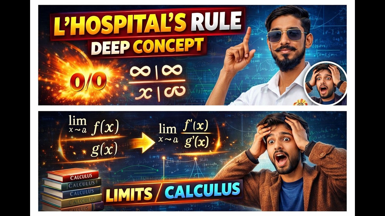 LIMIT IIT JEE MAINS AND ADVANCE L HOSPITAL'S RULE
