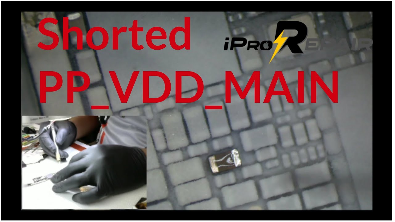 Dead iPhone 8 plus shorted on VDD MAIN troubleshooting