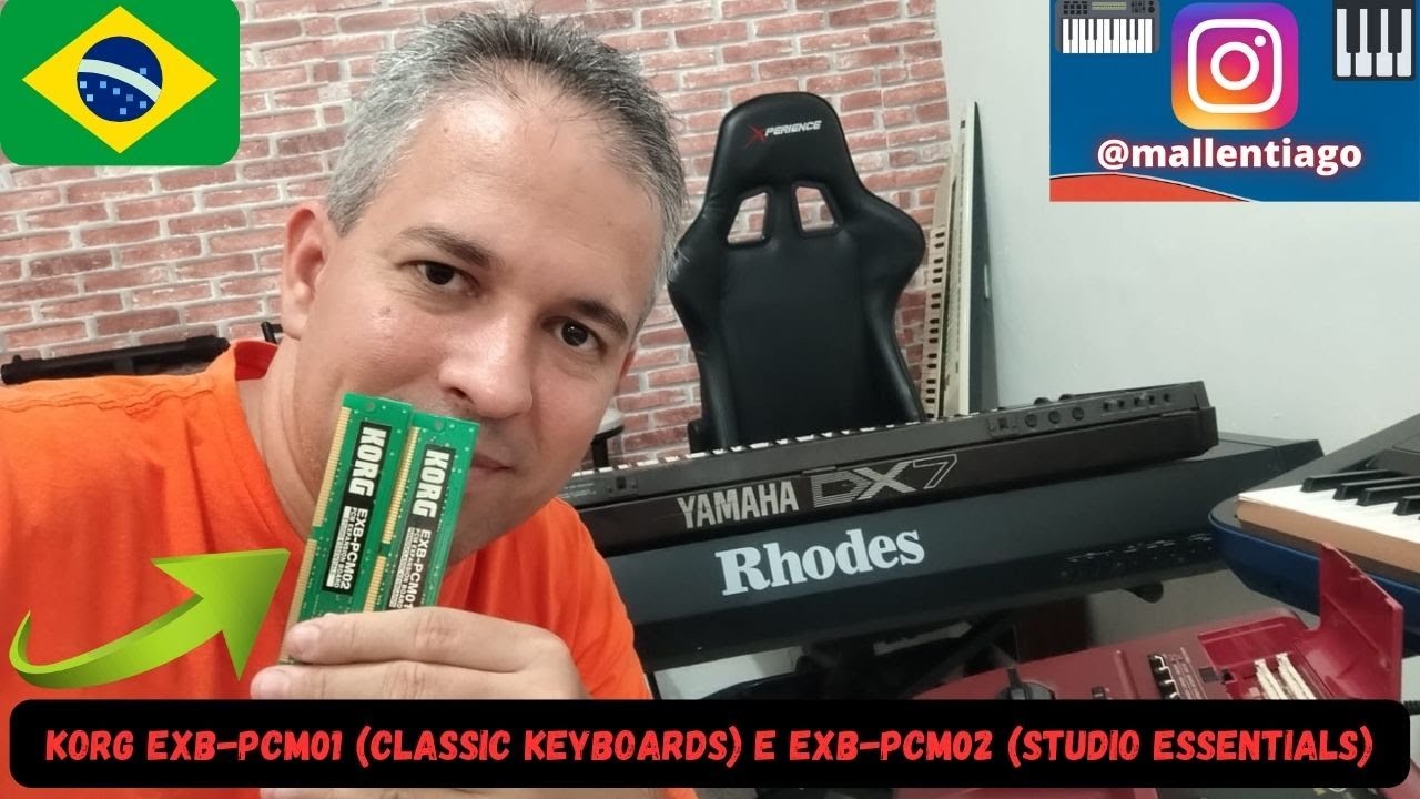 PLACAS DE EXPANSÃO KORG (EXB-PCM01 E EXB-PCM02) by TIAGO MALLEN (CLASSIC KEYBOARD E STUDIO)