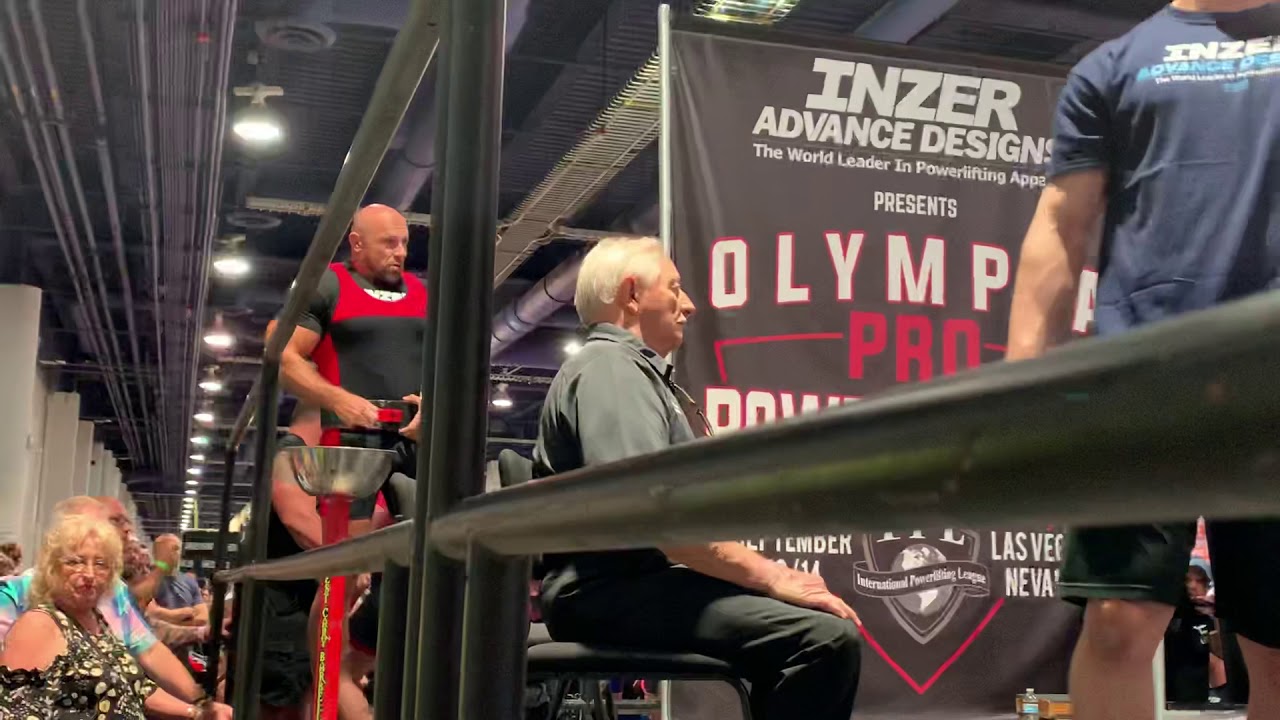Mr. Olympia Pro powerlifting 2019 bench press RAW 240kg (535lb) Vlastimil Kuzel BW 109,7kg (244lb)