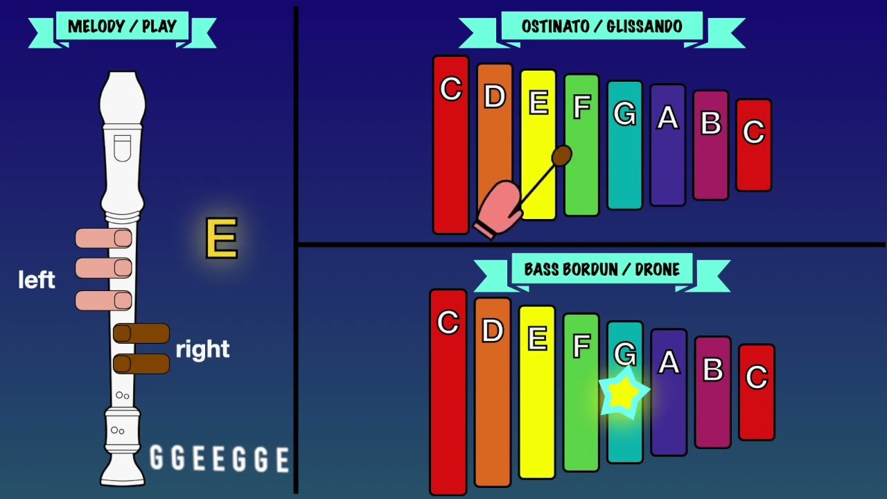Star Light Star Bright - 3 part Recorder & Orff Ensemble