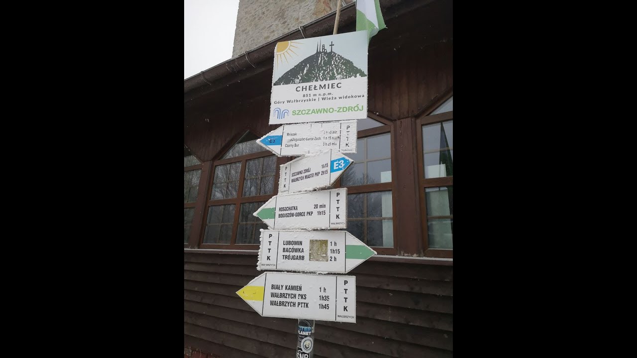 Wejście na Chełmiec 851m n.p.m - niebieskim szlakiem