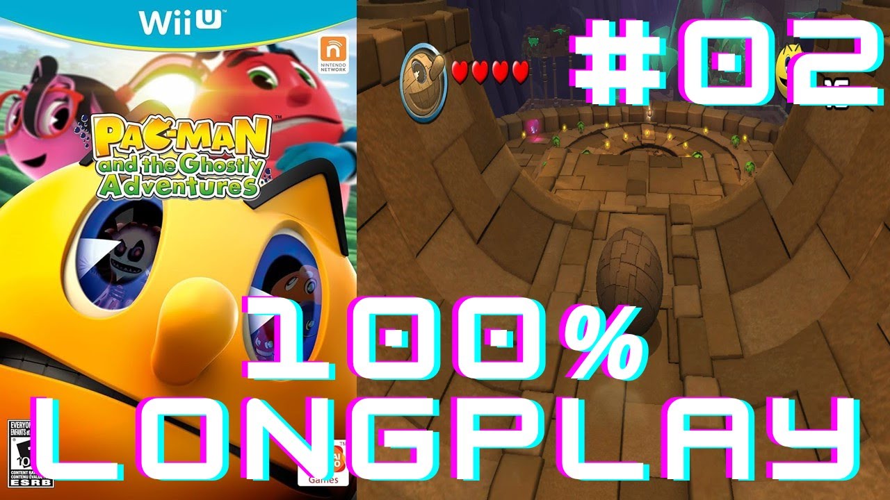 Wii U Longplay [03]: Pac man and the Ghostly Adventures 100% (World 2 All Fruit and Tokens)