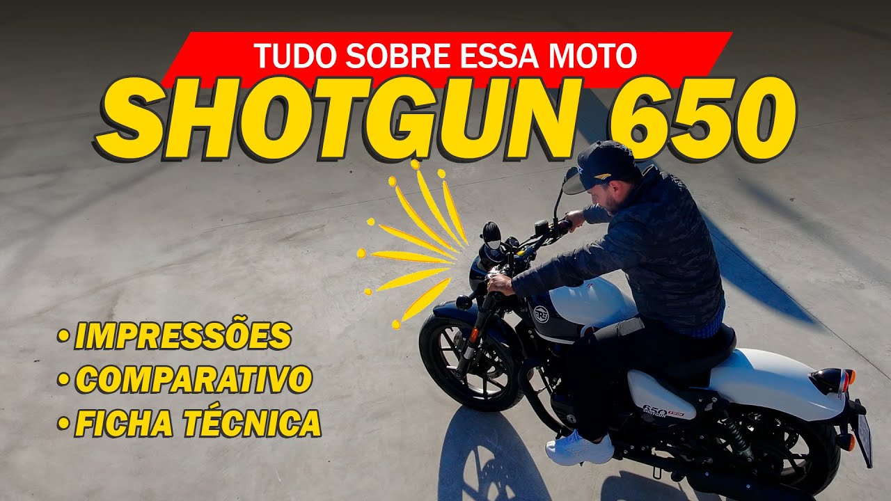 Será que a SHOTGUN 650cc é só estilo, ou REALMENTE entrega alguma coisa?