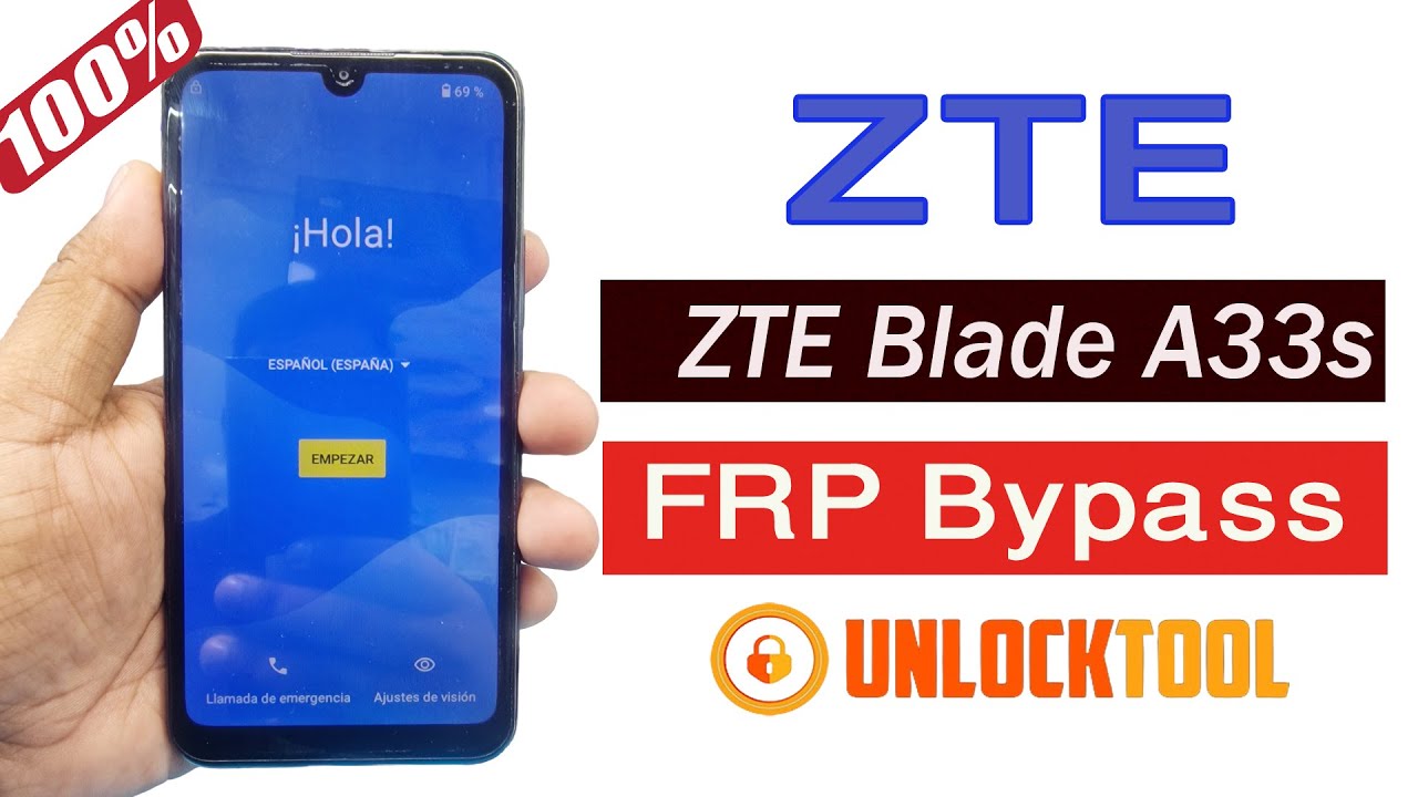 ZTE Blade A33s FRP Bypass Unlock Tool