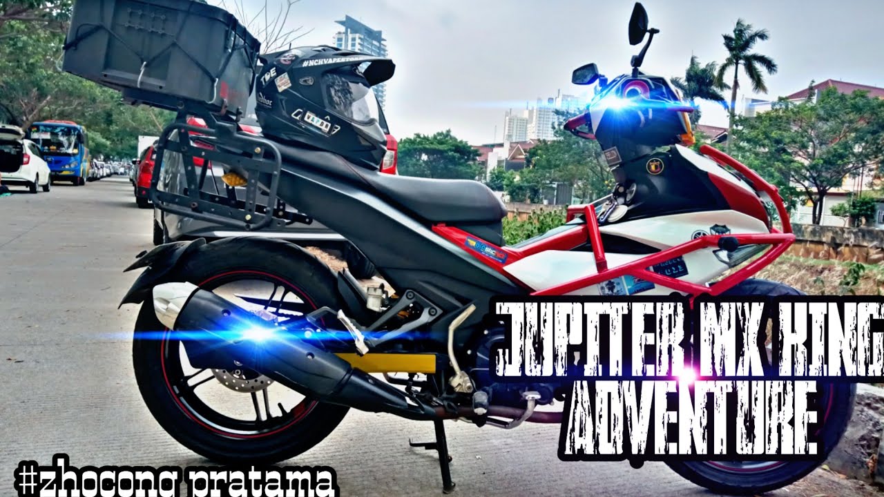 JUPITER MX KING modif ala adventure | MOTOVLOG BLORA | Motovlog Indonesia