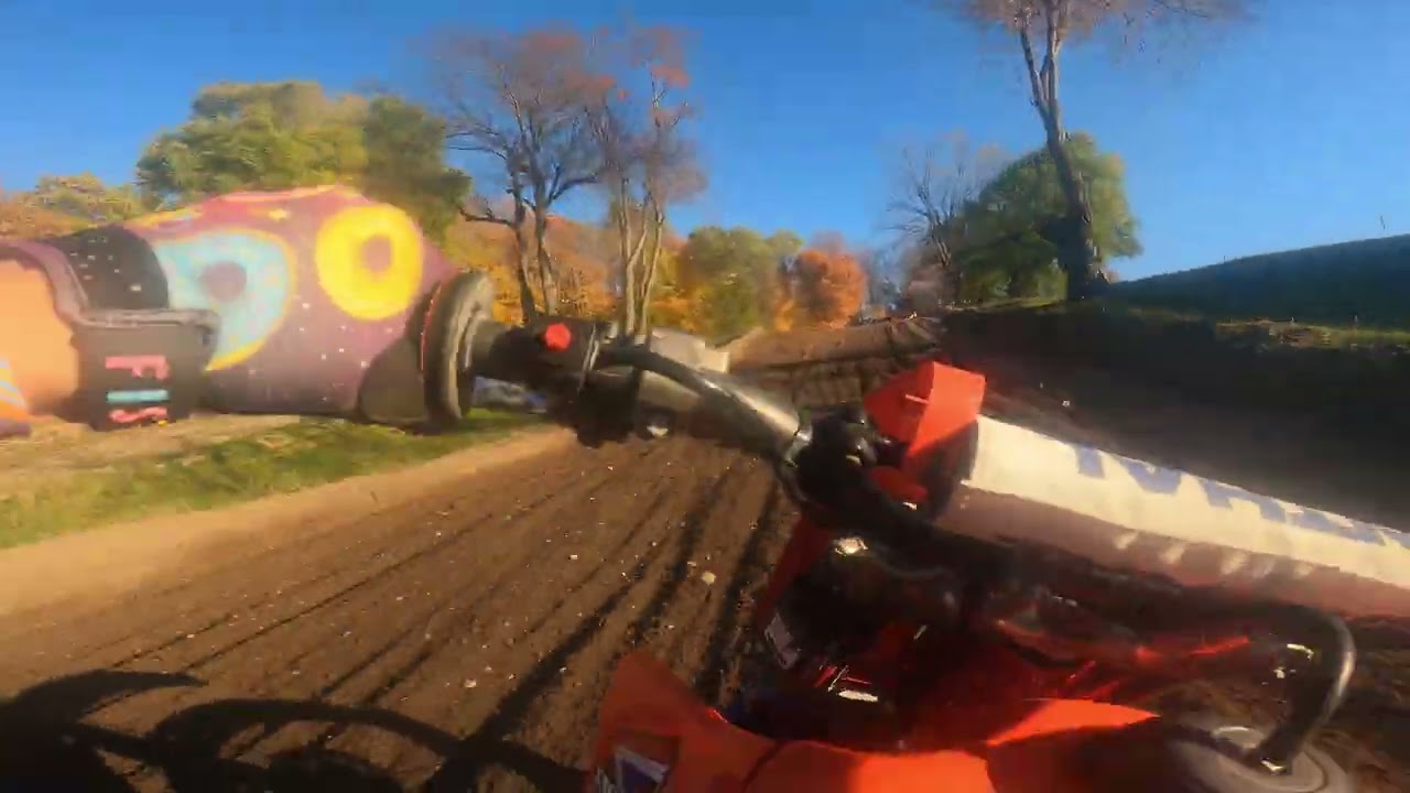2025 RedBud Grass Race 2nd Retro moto on a 1985 Honda CR500