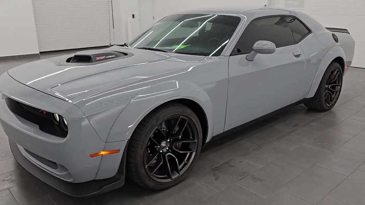 2022 DODGE CHALLENGER R/T SCAT PACK PLUS SHAKER WIDEBODY SMOKE SHOW 4K WALKAROUND 14732Z SOLD!