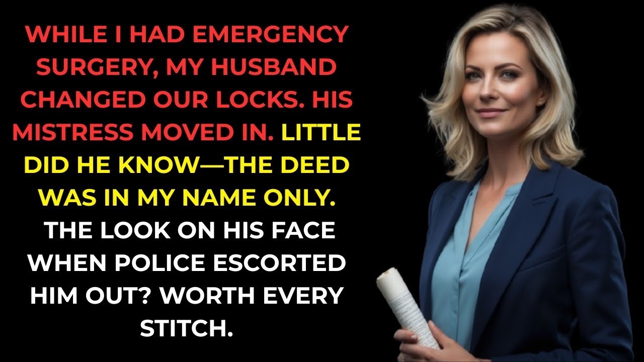 While I Had Emergency Surgery, Husband Changed the Locks—The Deed Was Already in My Name