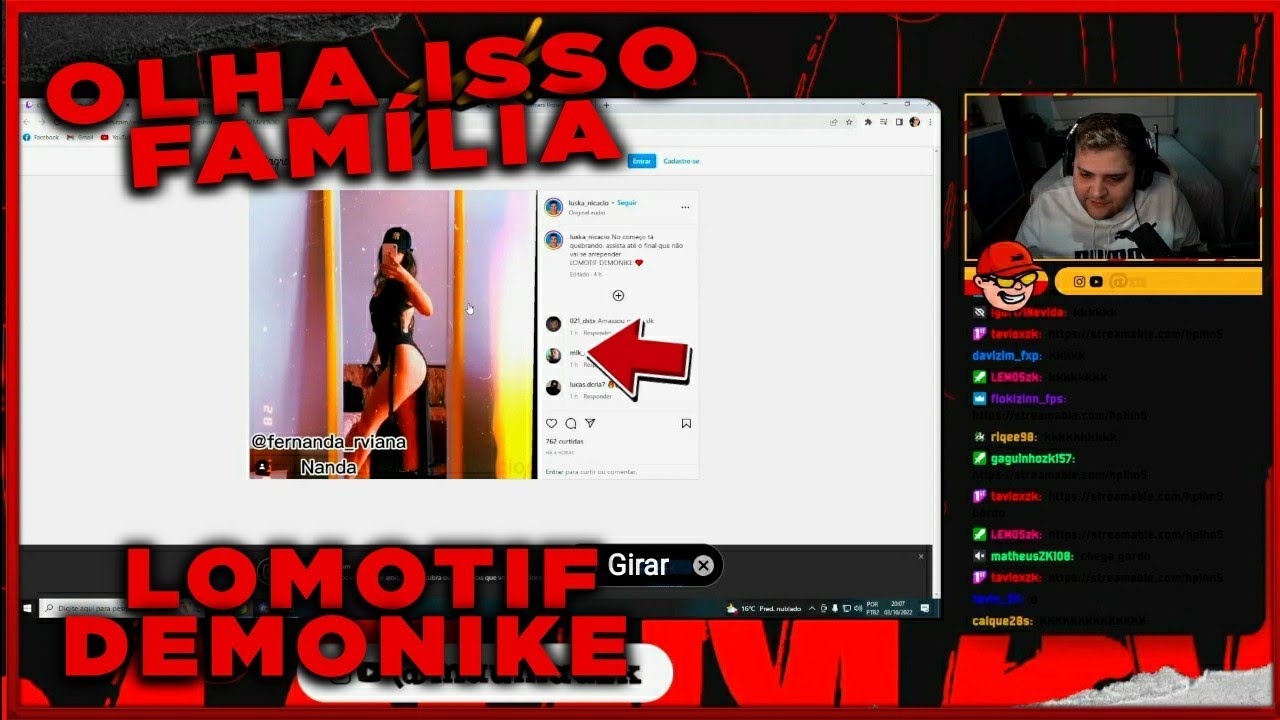 MAUMAU REAGINDO AO LOMOTIF DA DEMONIKE