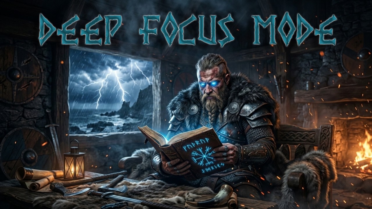 1 HOURS of Dark Viking Music for Studying & Reading