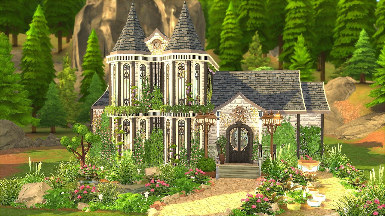 The Sims 4 | SPELLCASTER'S HOUSE | Glimmerbrook | No CC | Stop Motion build
