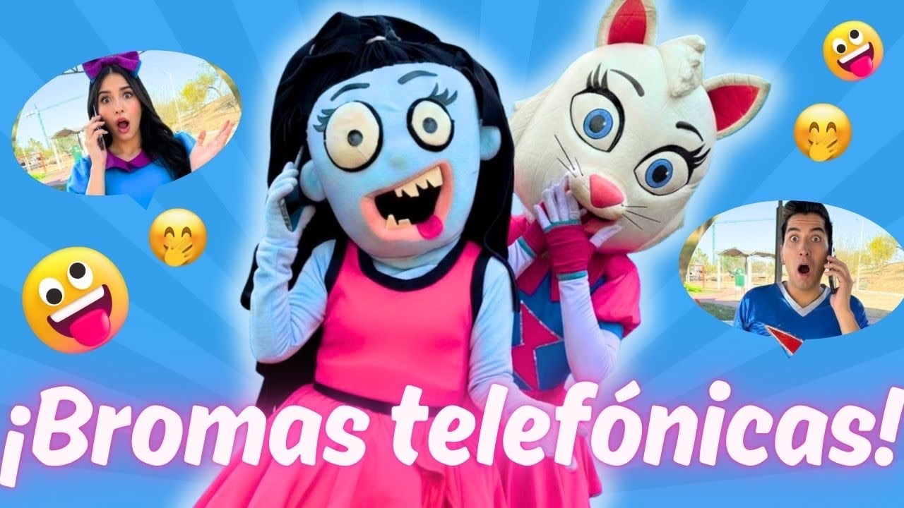 Niña Zombie y Susy hacen bromas telefónicas - Megafantastico Tv